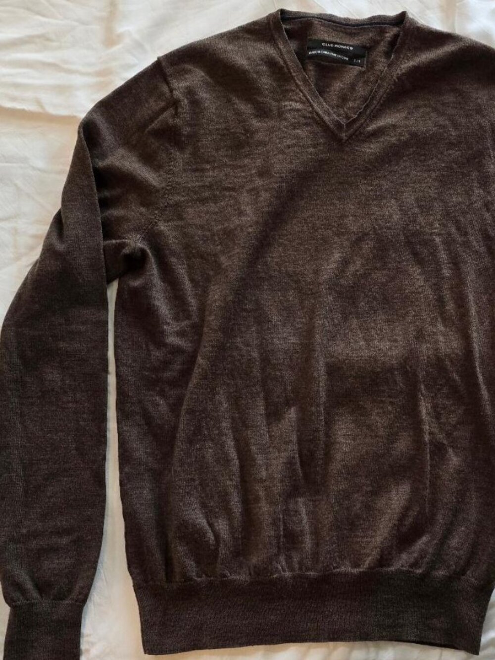 Men's Club Monaco Size Small 100% Merino Wool